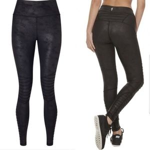 Human Performance Engineering High Waist Moto Leggings black
